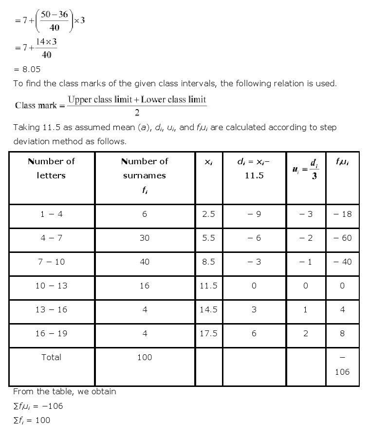 10th, Maths, Statistics 39