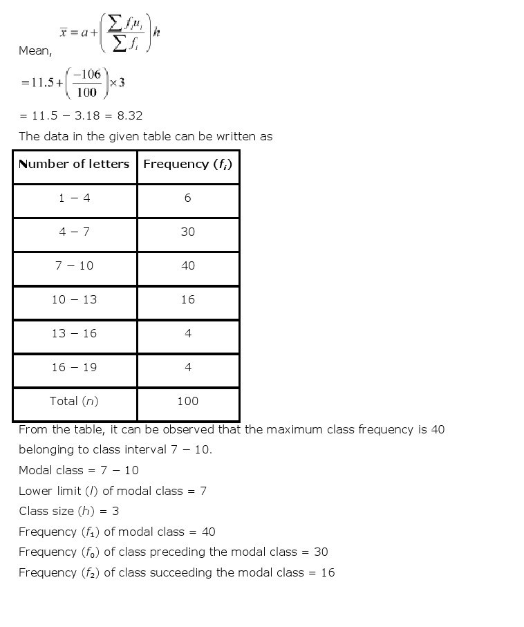 10th, Maths, Statistics 41