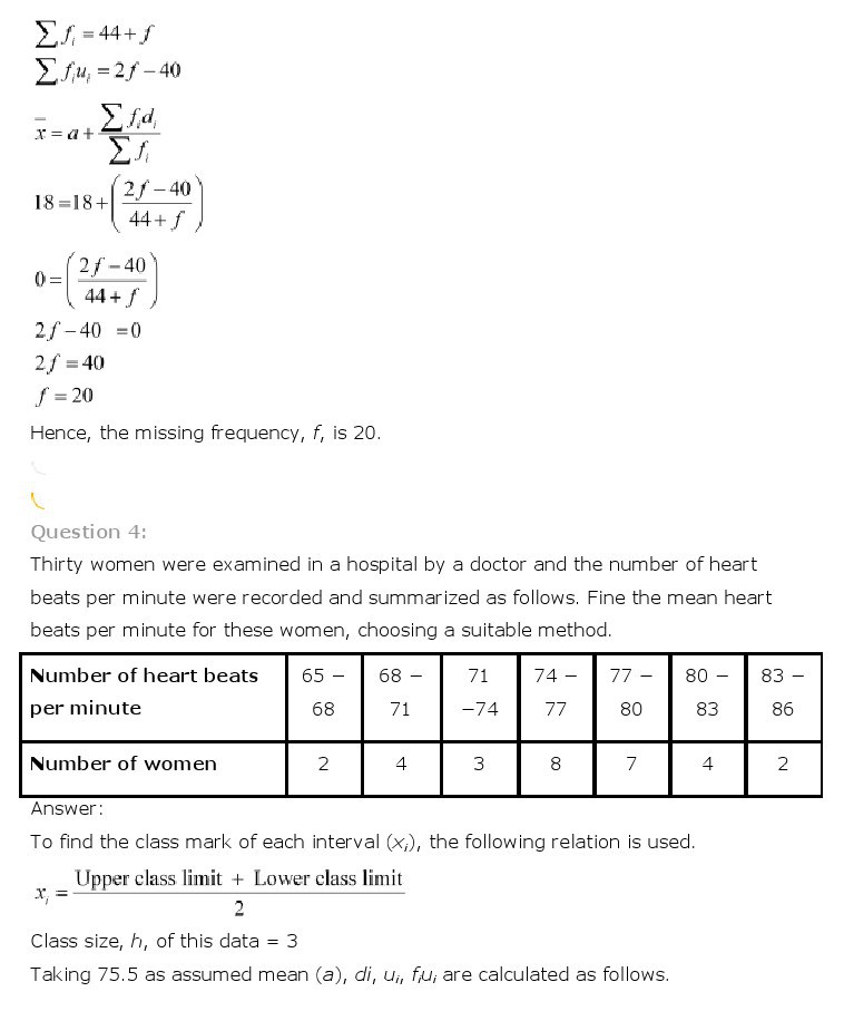 10th, Maths, Statistics 5