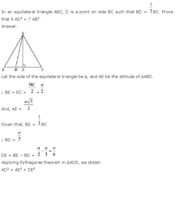 10th, Maths, Triangles 58