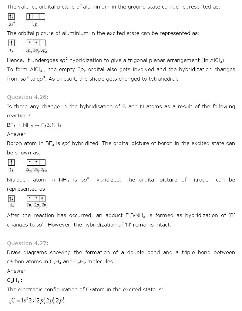 11th, Chemistry, Chemical Bonding & Molecular Structure 16