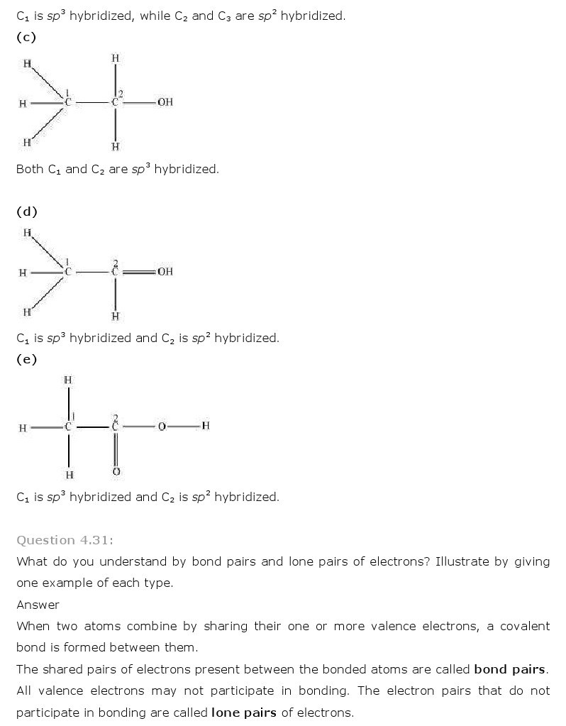 11th, Chemistry, Chemical Bonding & Molecular Structure 20