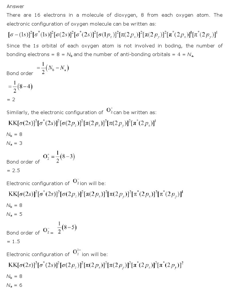 11th, Chemistry, Chemical Bonding & Molecular Structure 24