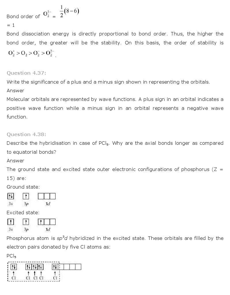 11th, Chemistry, Chemical Bonding & Molecular Structure 25