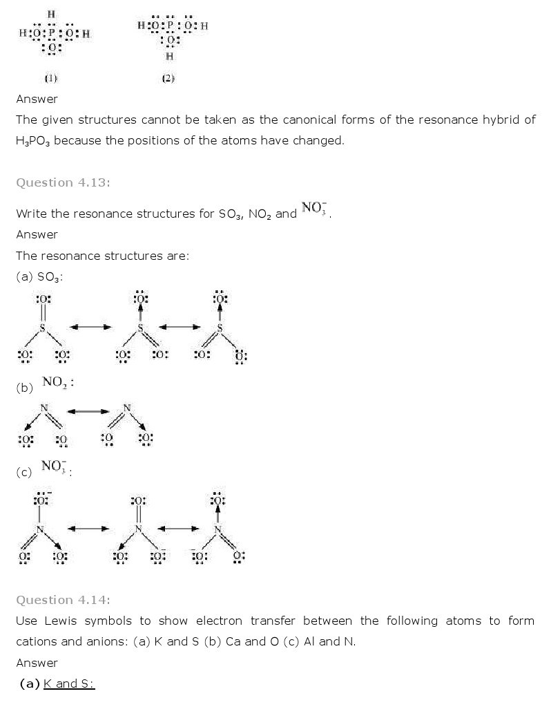 11th, Chemistry, Chemical Bonding & Molecular Structure 8