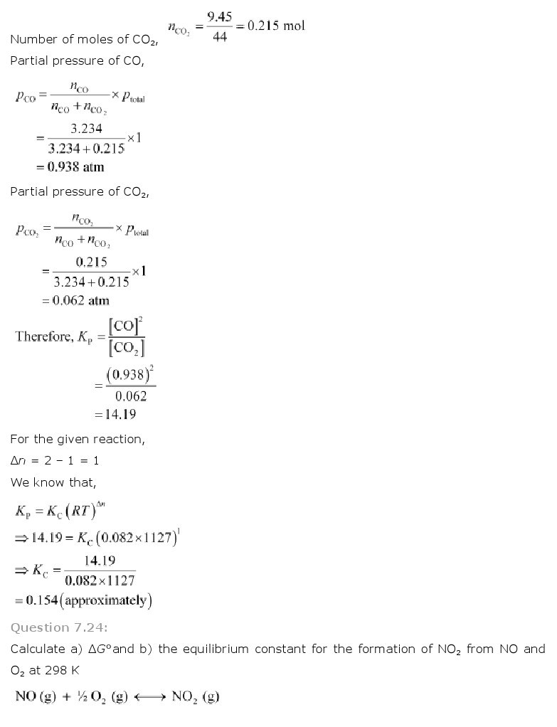 11th, Chemistry, Equilibrium 19