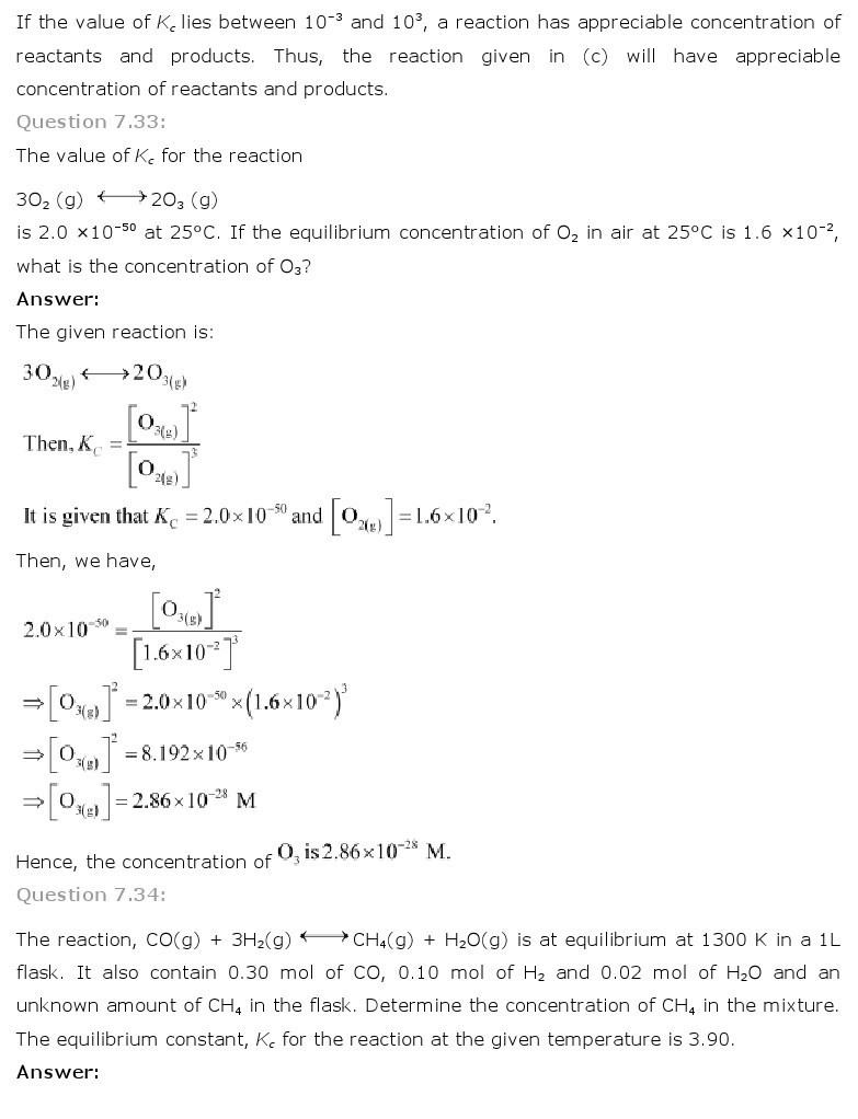 11th, Chemistry, Equilibrium 26