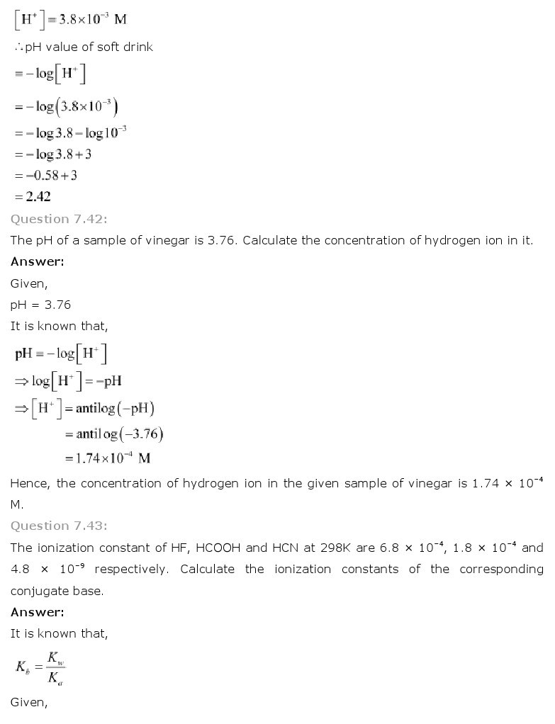 11th, Chemistry, Equilibrium 30