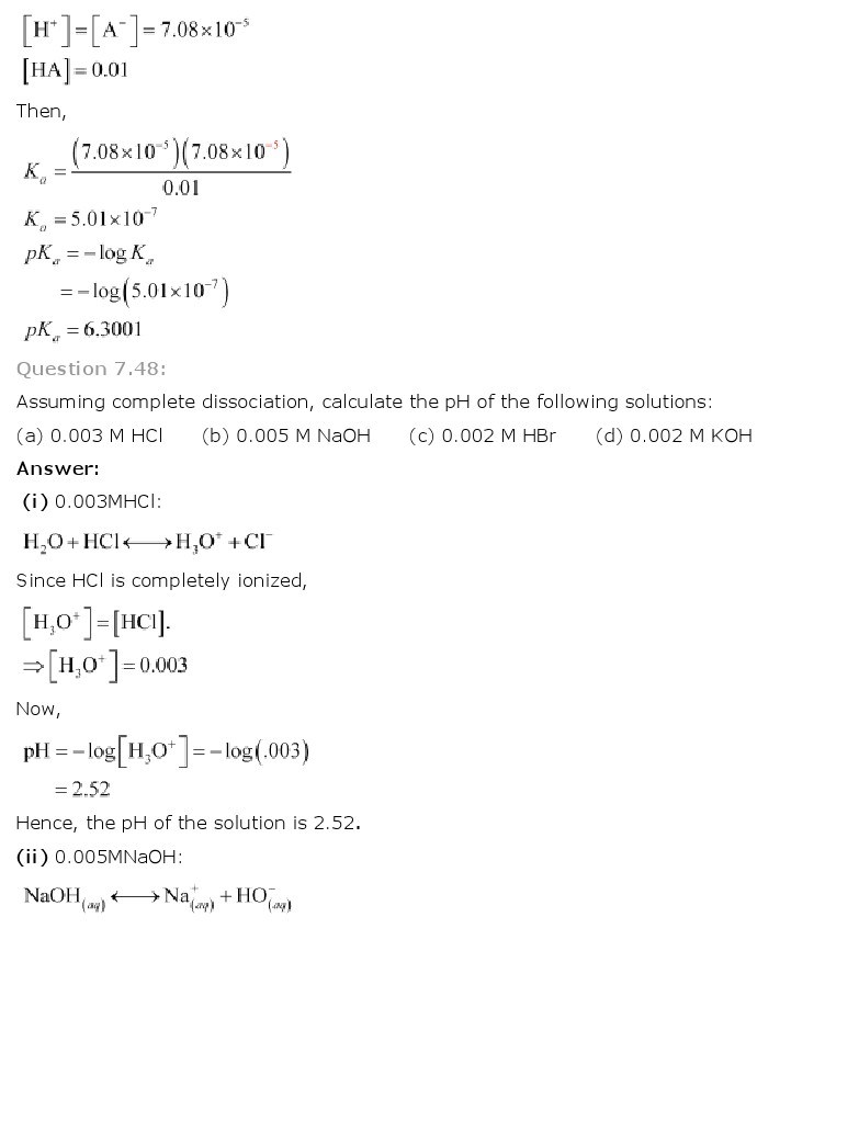 11th, Chemistry, Equilibrium 38