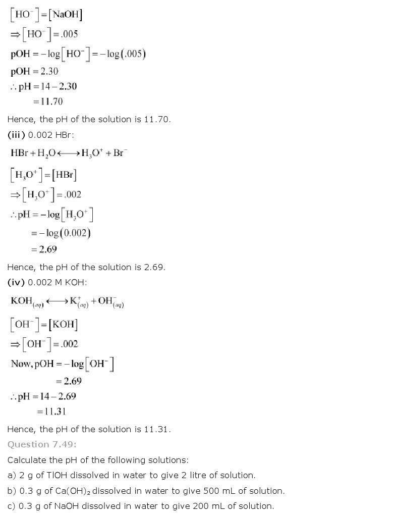 11th, Chemistry, Equilibrium 39