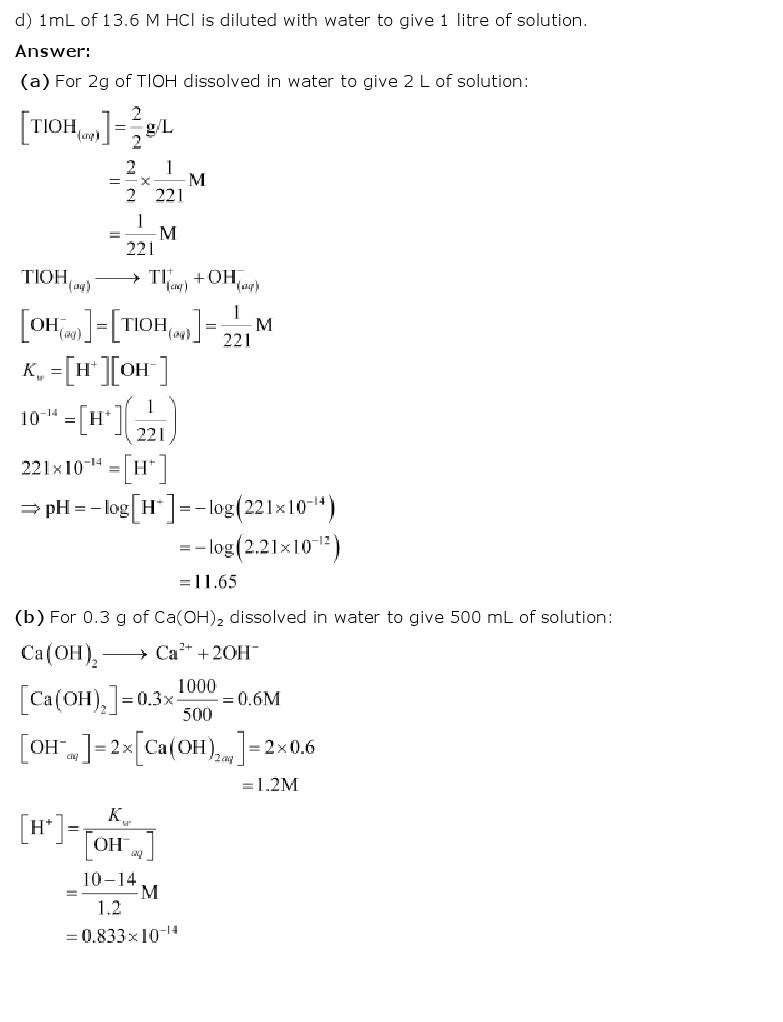 11th, Chemistry, Equilibrium 40