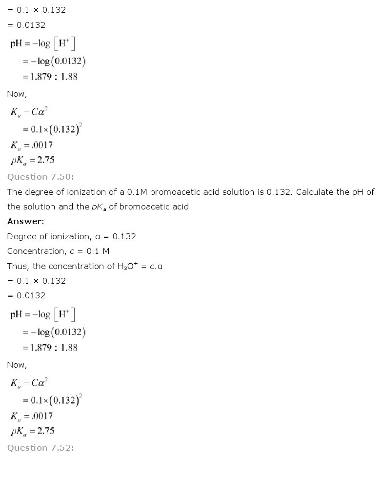 11th, Chemistry, Equilibrium 42