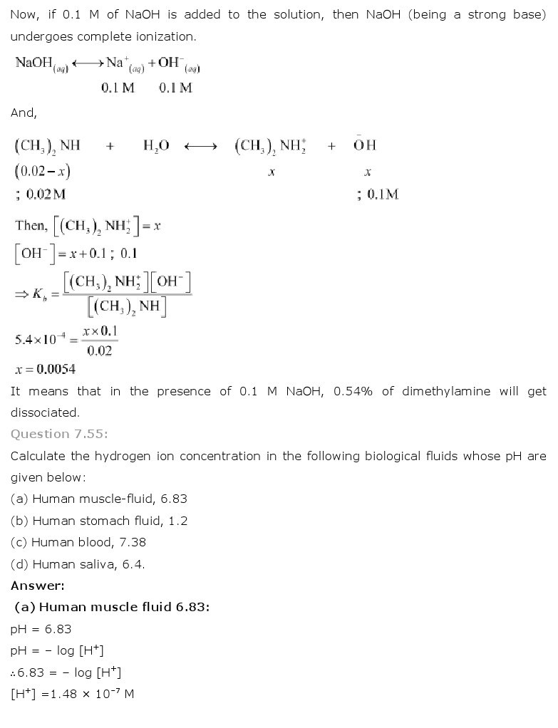 11th, Chemistry, Equilibrium 46