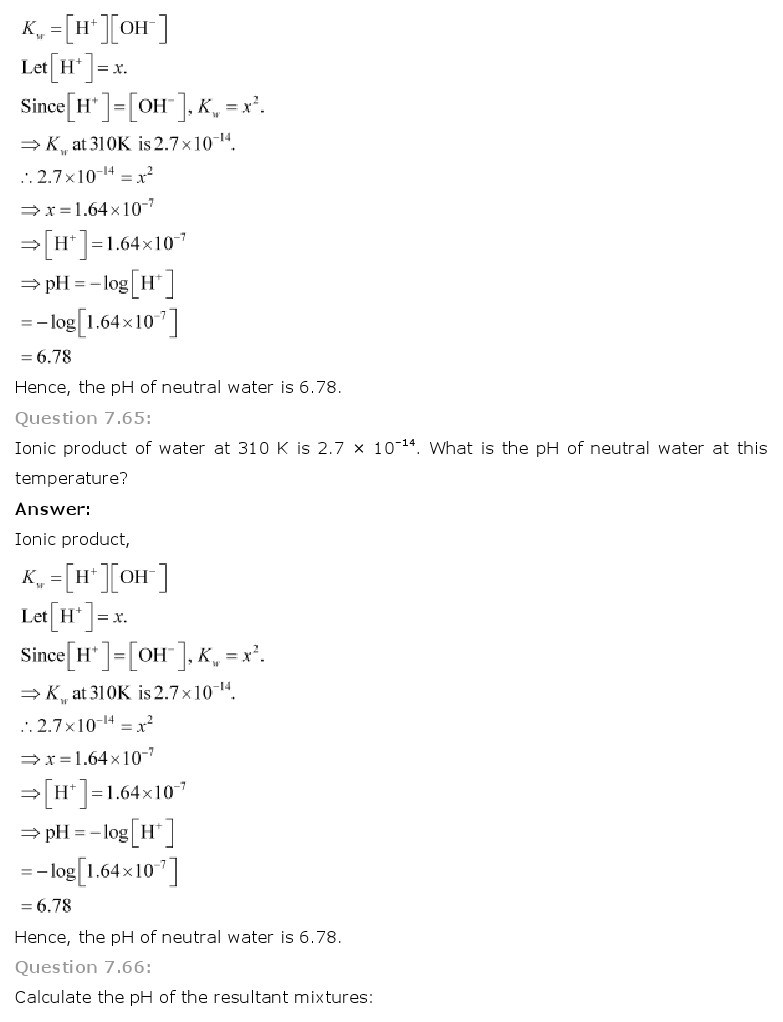 11th, Chemistry, Equilibrium 56