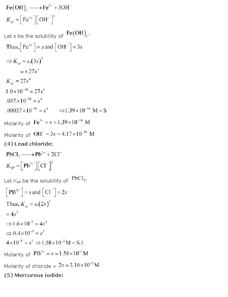 11th, Chemistry, Equilibrium 59