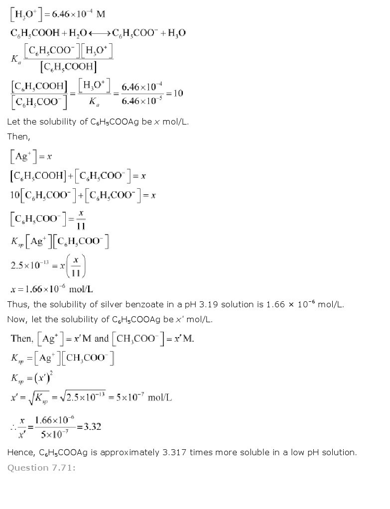 11th, Chemistry, Equilibrium 62