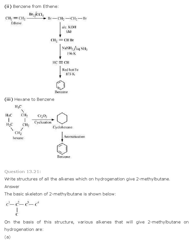 11th, Chemistry, Hydrocarbons 20