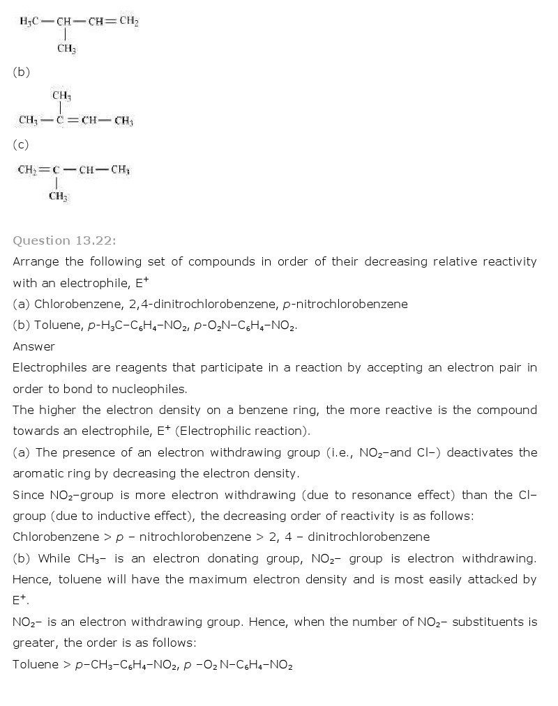 11th, Chemistry, Hydrocarbons 21