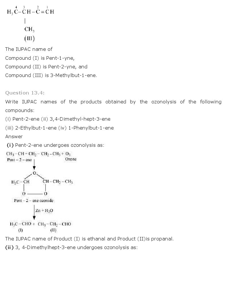 11th, Chemistry, Hydrocarbons 5