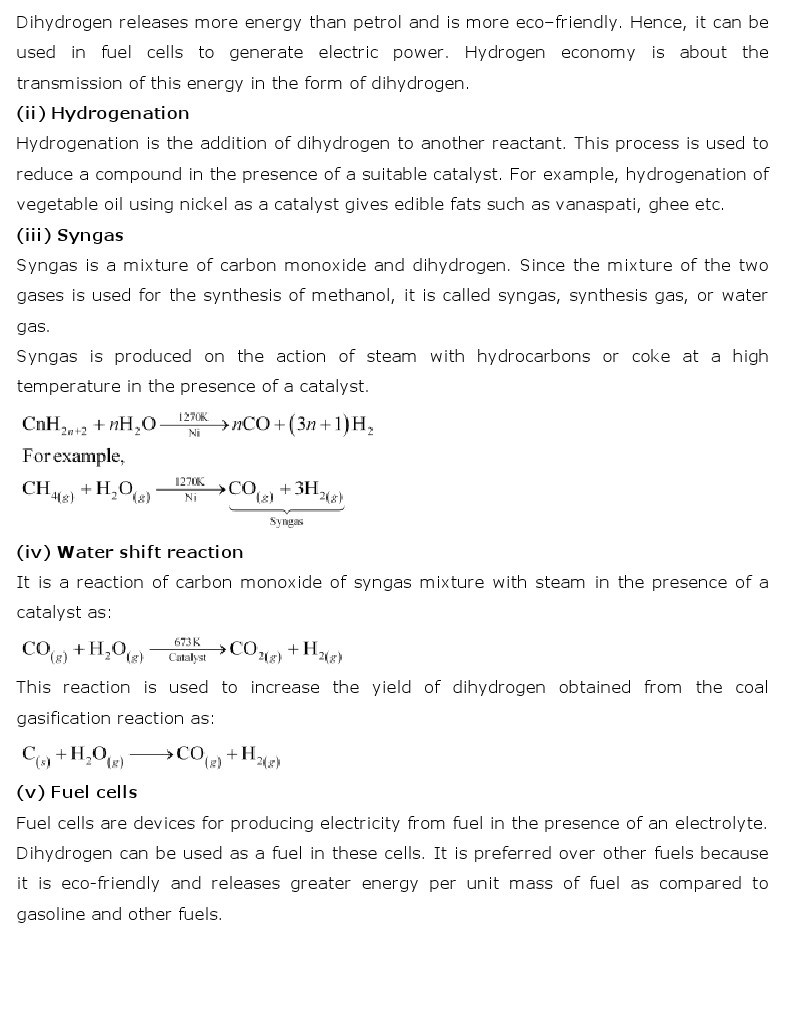 11th, Chemistry, Hydrogen 21