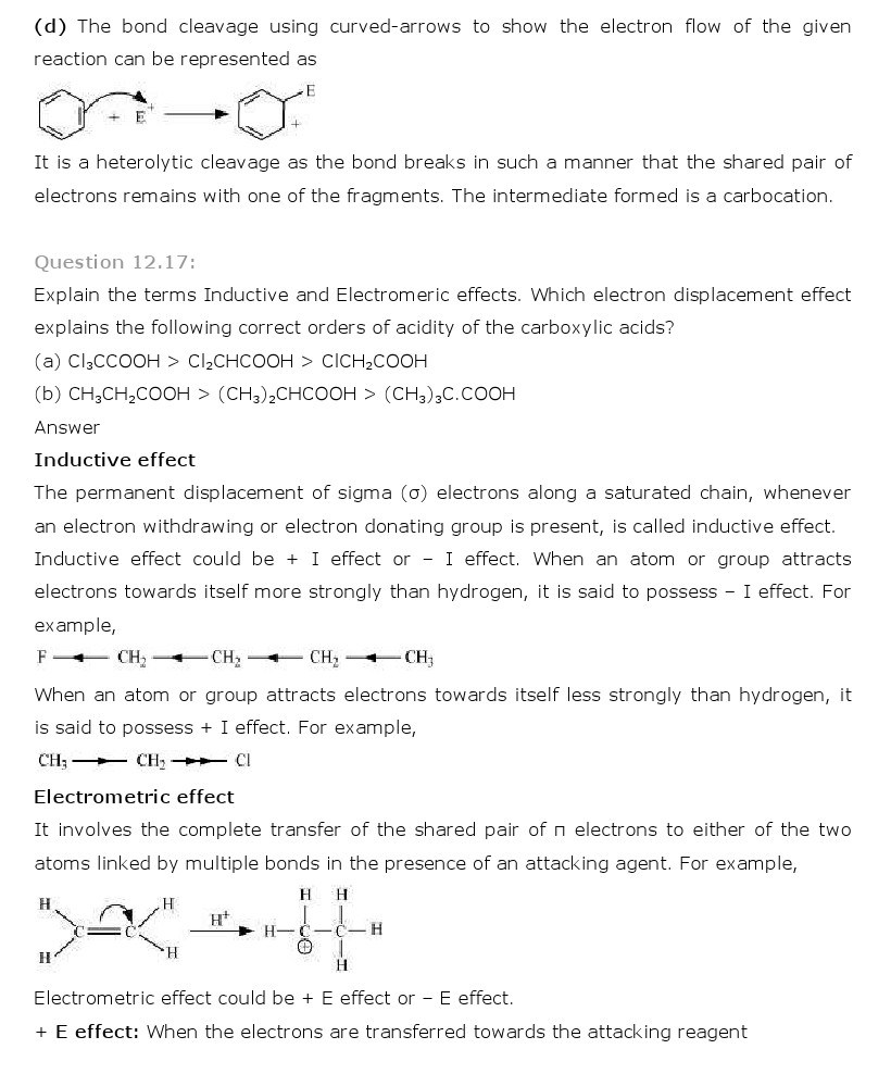 11th, Chemistry, Organic Chemistry 17