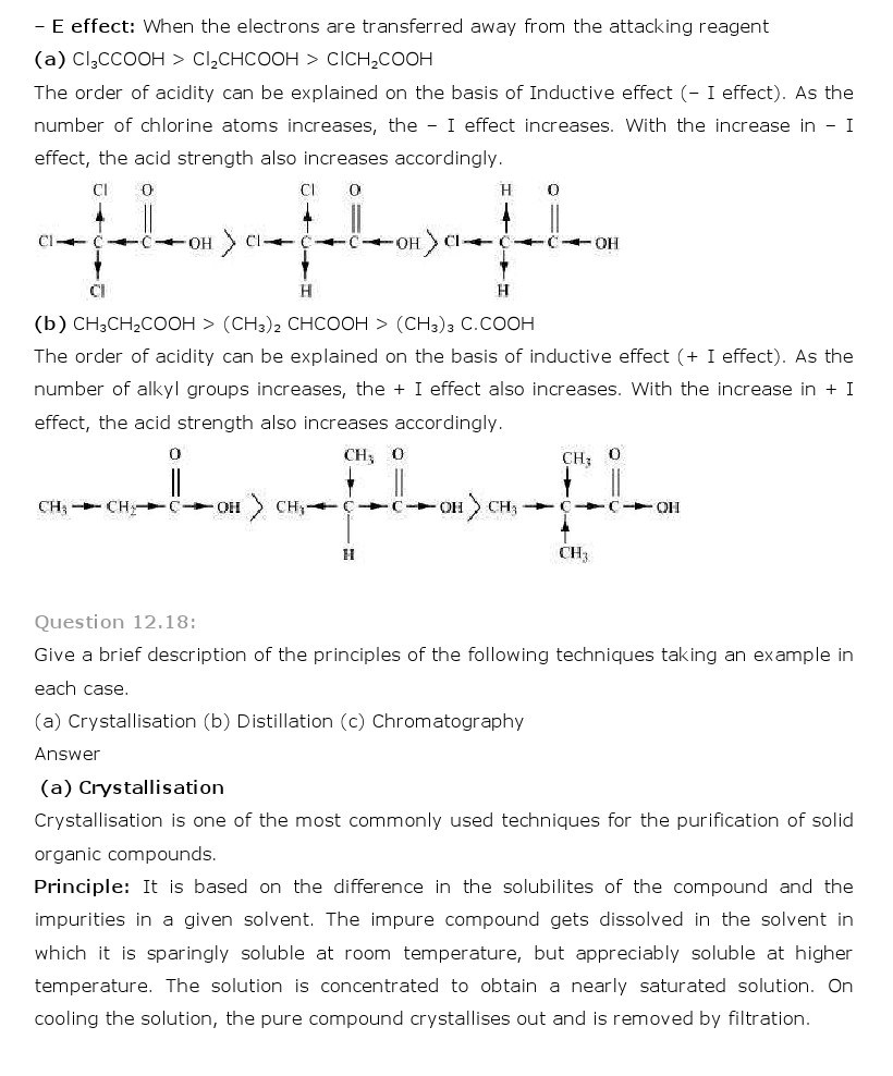 11th, Chemistry, Organic Chemistry 18