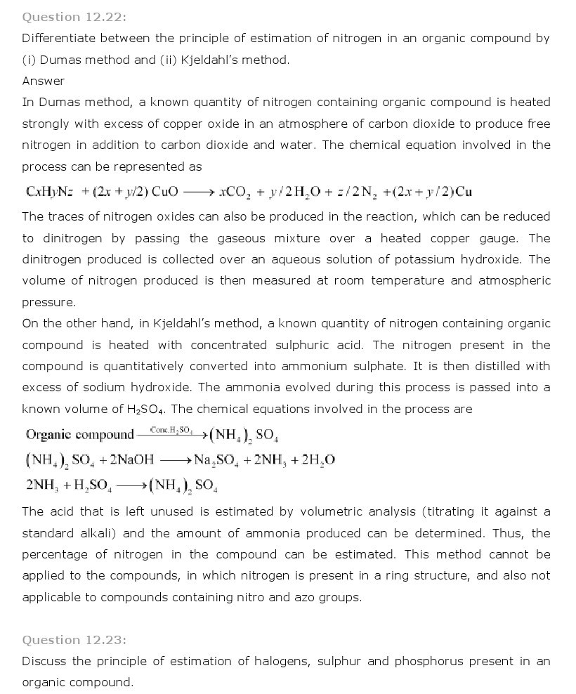 11th, Chemistry, Organic Chemistry 24