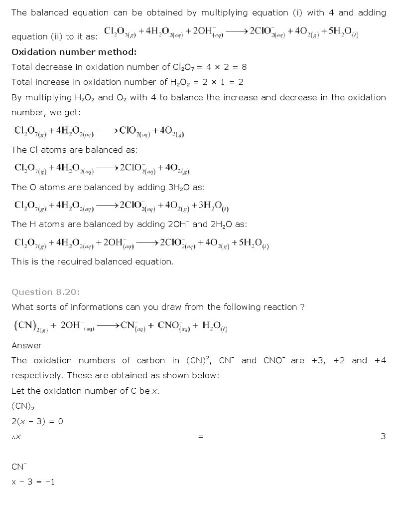 11th, Chemistry, Redox Reactions 24