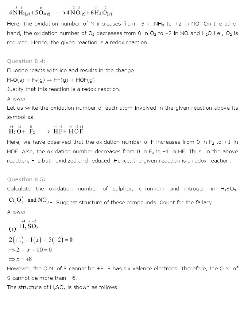 11th, Chemistry, Redox Reactions 7