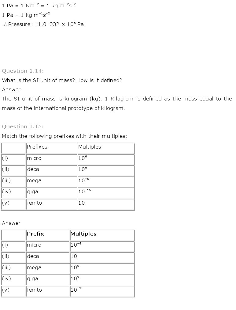 11th, Chemistry, Some Basic Concepts of Chemistry 9