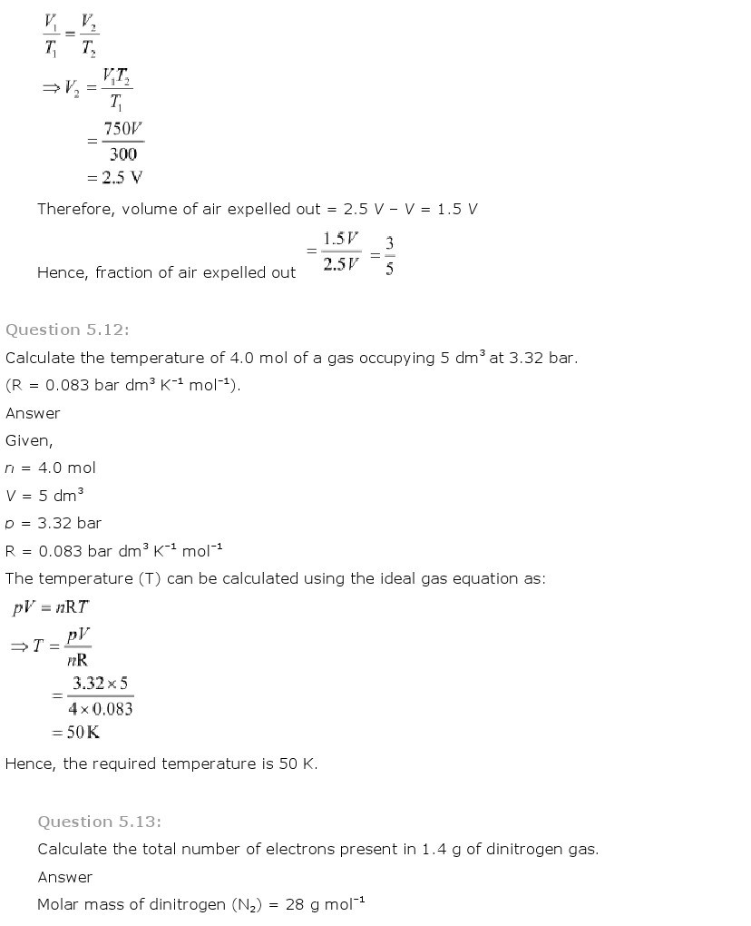 11th, Chemistry, States of Matter 10