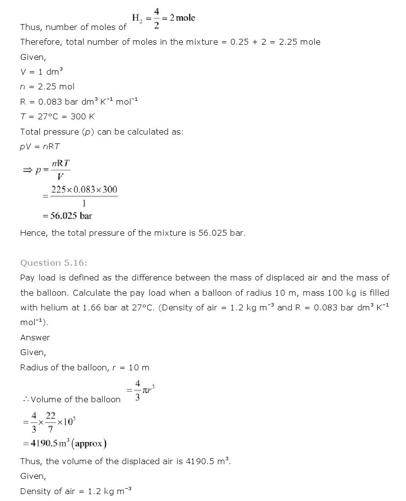 11th, Chemistry, States of Matter 13