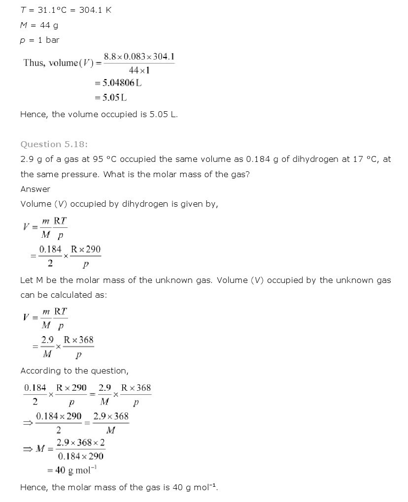 11th, Chemistry, States of Matter 14