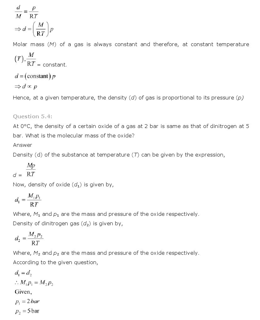 11th, Chemistry, States of Matter 3