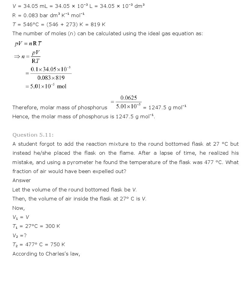 11th, Chemistry, States of Matter 9