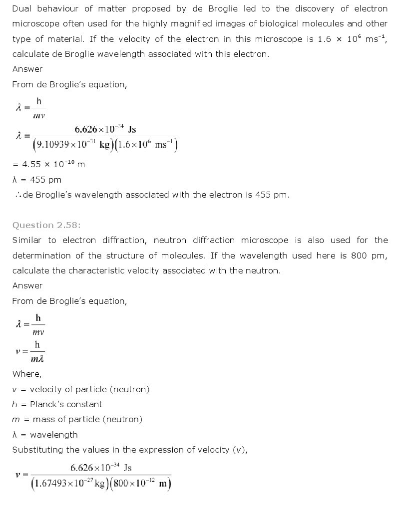 11th, Chemistry, Structure of Atom 43