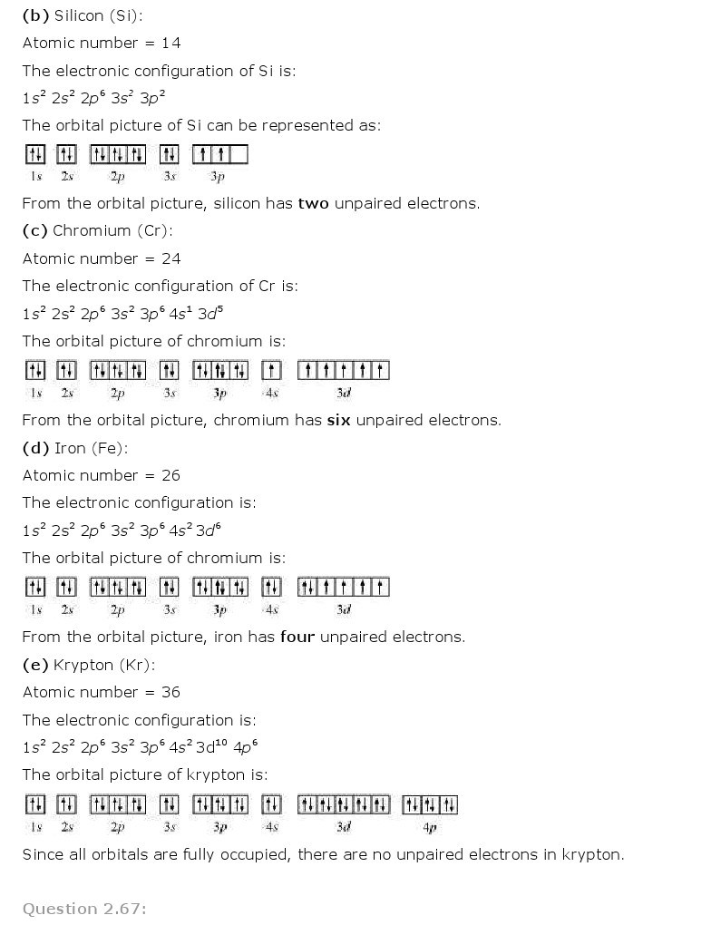 11th, Chemistry, Structure of Atom 49