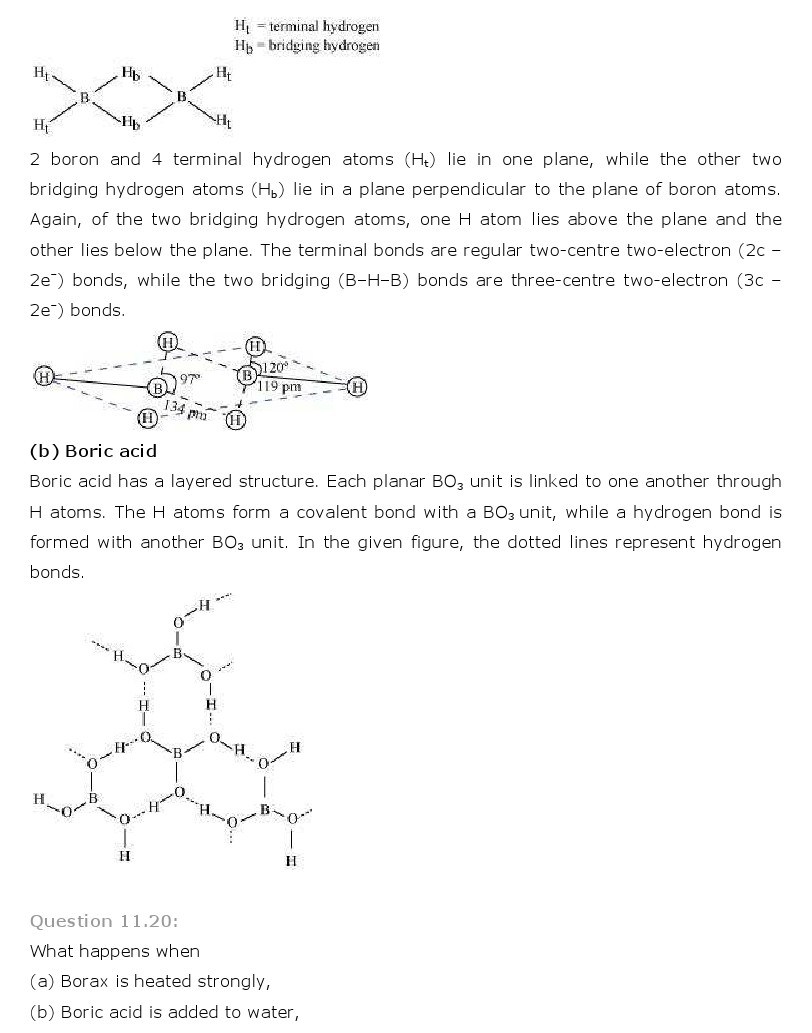 11th, Chemistry, The p-Block Elements 11