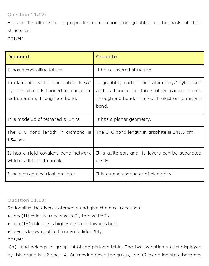 11th, Chemistry, The p-Block Elements 7