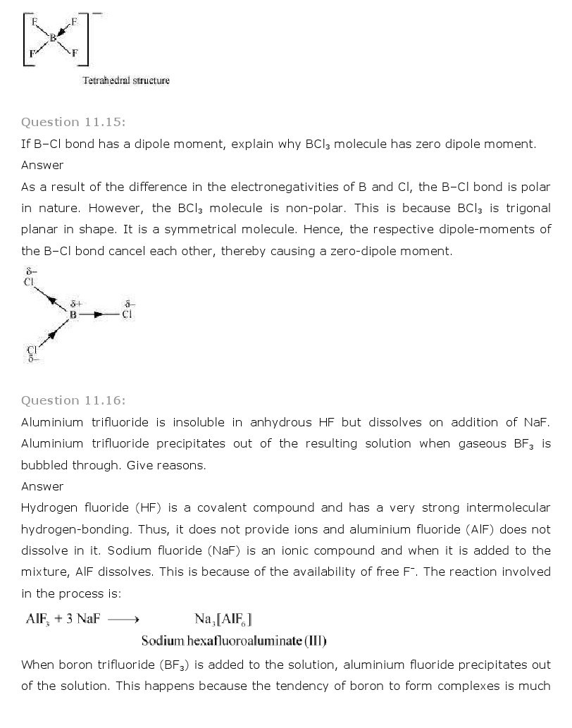 11th, Chemistry, The p-Block Elements 9