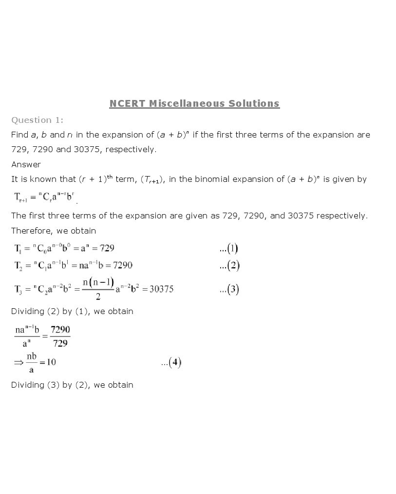 11th, Maths, Binomial Theorem 16