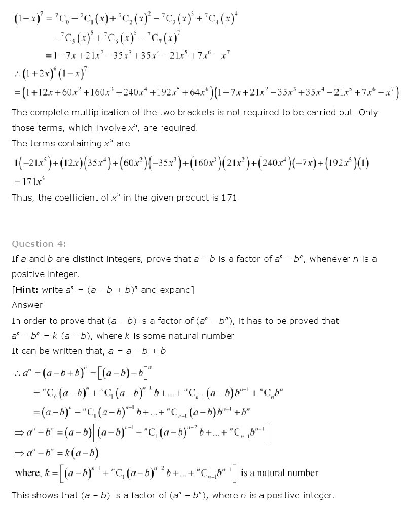 11th, Maths, Binomial Theorem 19