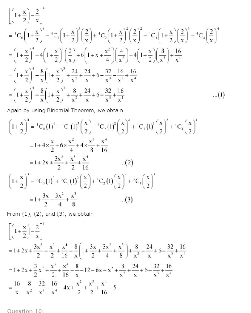 11th, Maths, Binomial Theorem 24