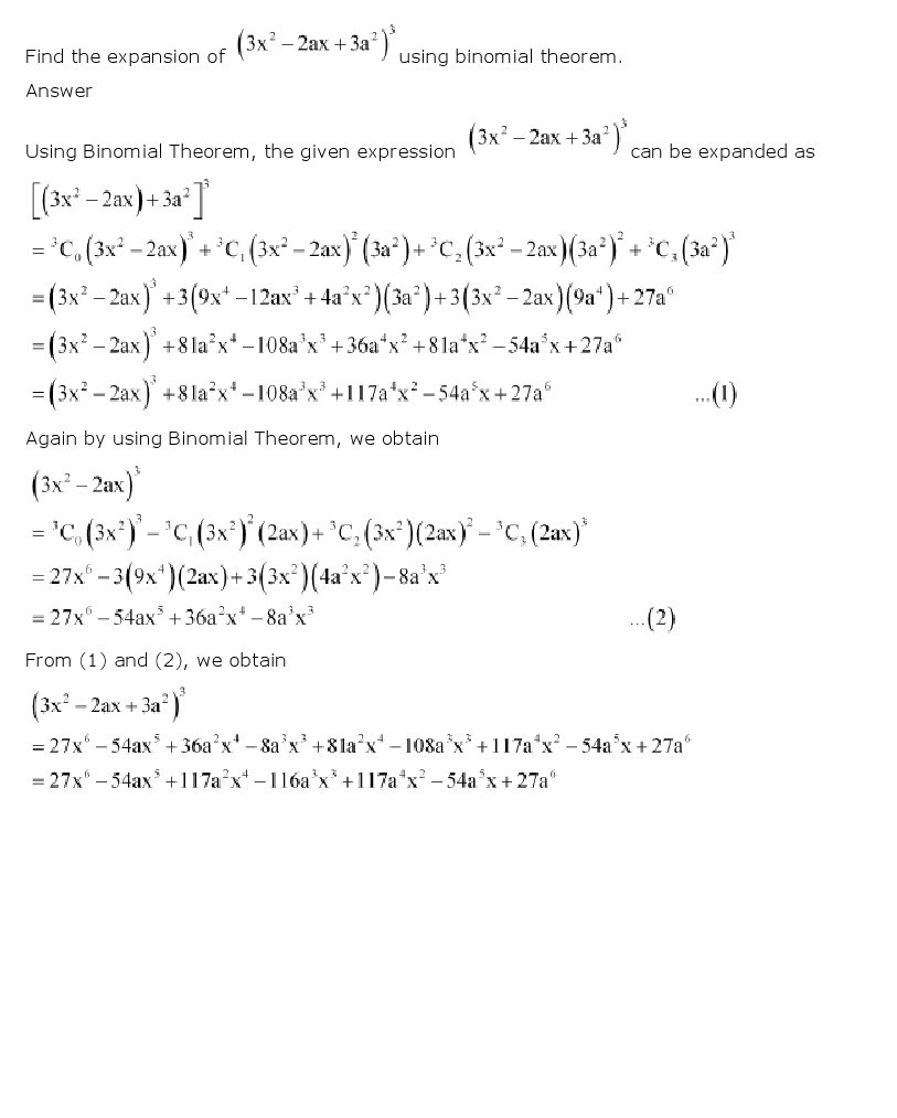 11th, Maths, Binomial Theorem 25