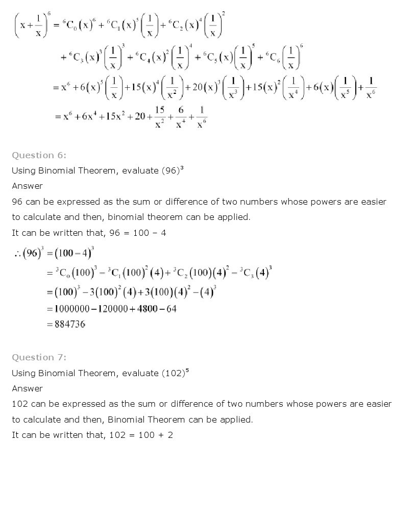 11th, Maths, Binomial Theorem 3