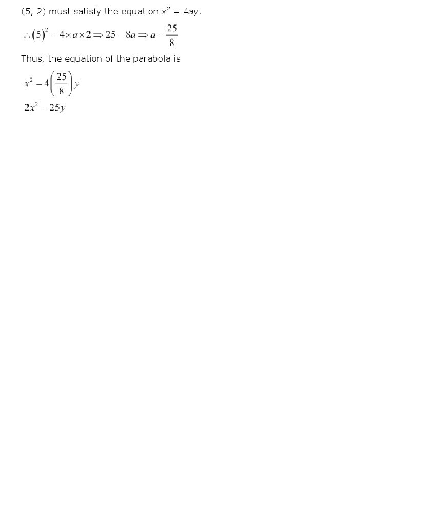 11th, Maths, Conic Sections 15