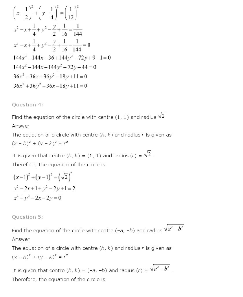11th, Maths, Conic Sections 2