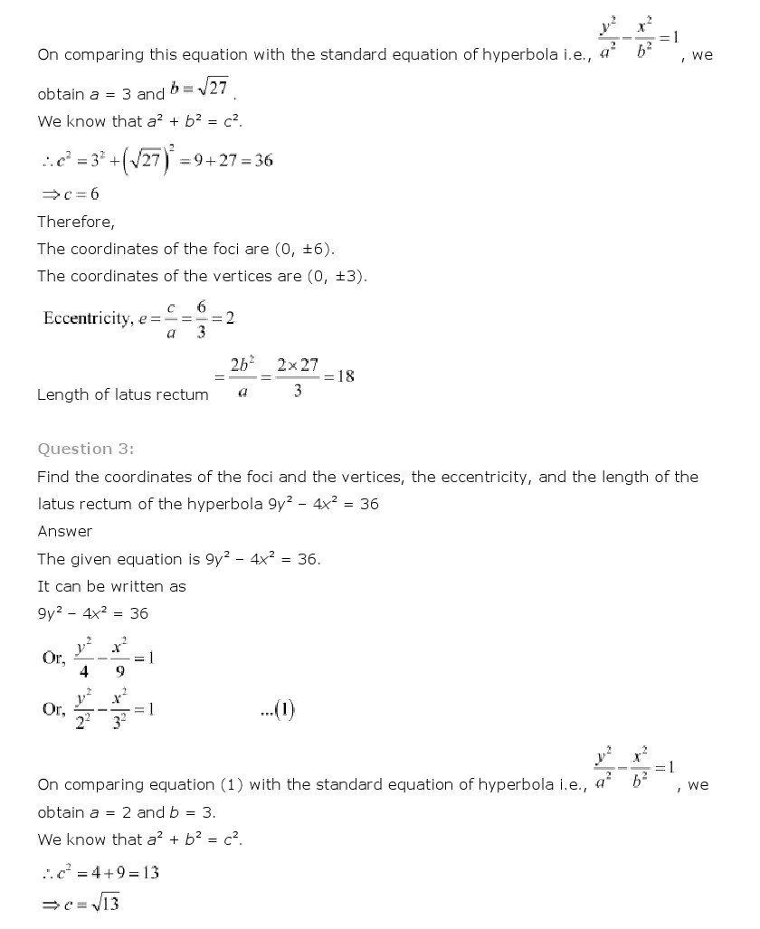 11th, Maths, Conic Sections 31