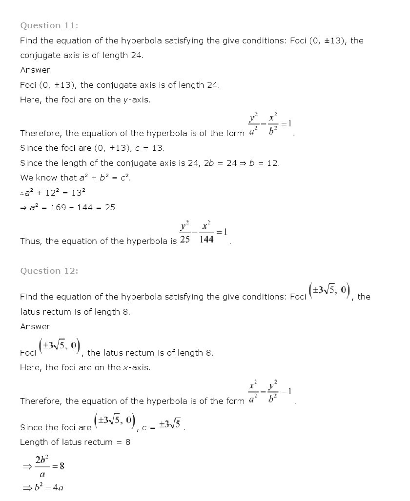 11th, Maths, Conic Sections 37