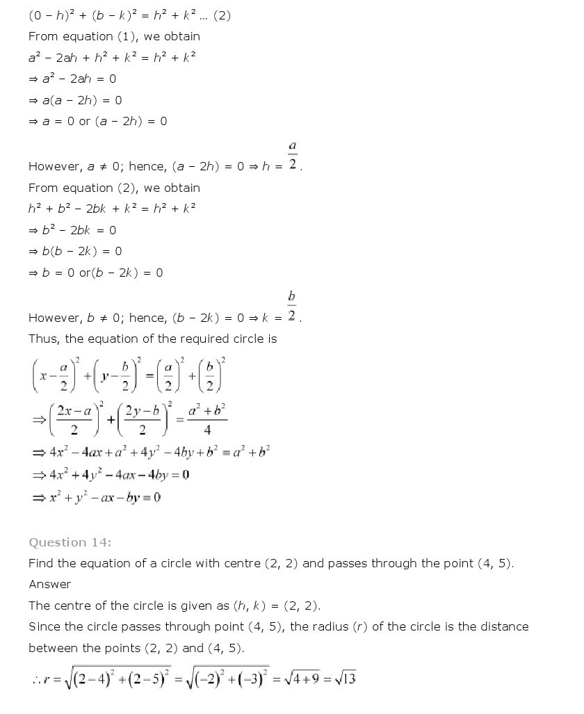 11th, Maths, Conic Sections 8